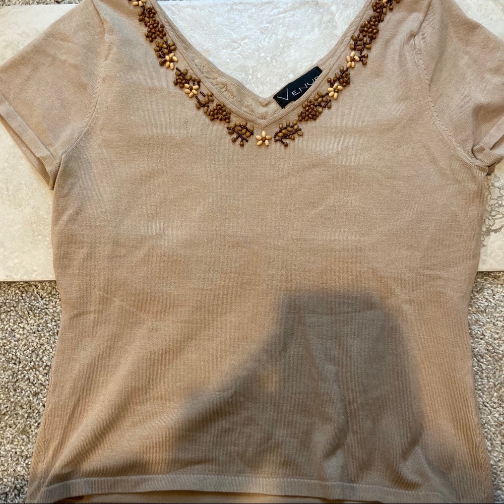 Brown vintage top